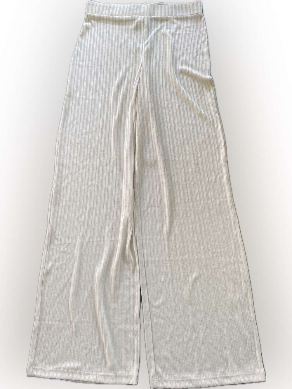 H&M Wide-Leg Ribbed Trousers - Picture 2 of 4